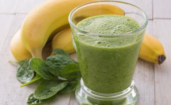 Green breakfast smoothie